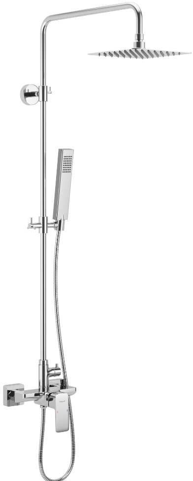 Excellent Keria Duschset Wandmontage mit Regenbrause chrom AREX.2081CR