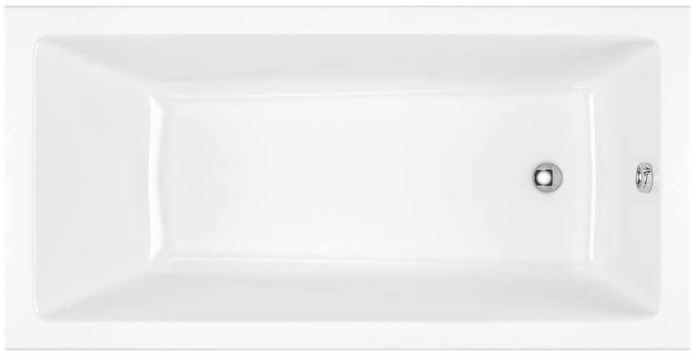 Excellent Wave Rechteckige Badewanne 149.5x70 cm weiß WAEX.WAV15WHS