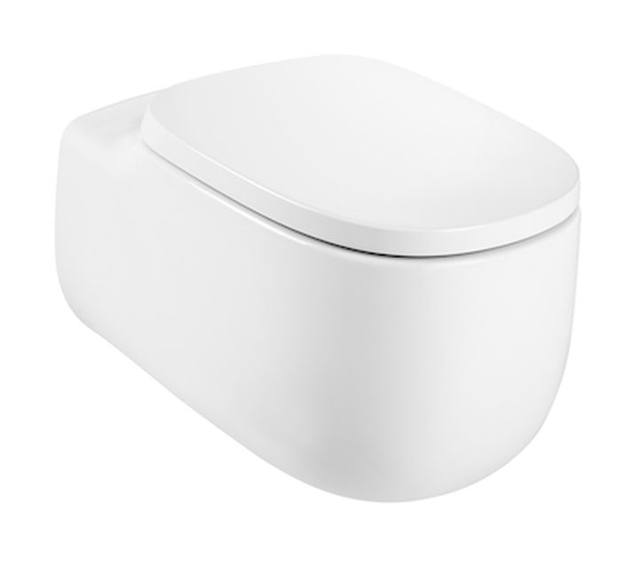 Roca Beyond WC-Becken hängend Spülrandlos weiß A3460B7000