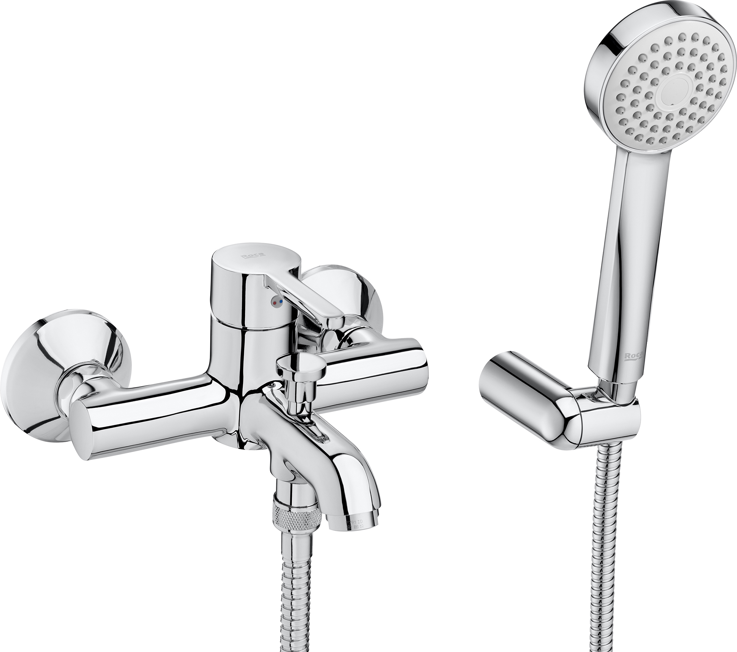 Roca Carelia Badewannen- und Duscharmatur Wandmontage chrom A5A018AC0K