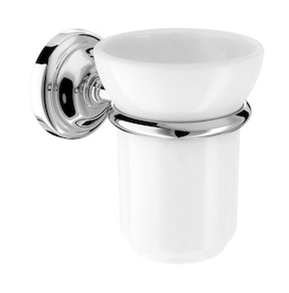 Roca Carmen Zahnputzbecher weiß-chrom A817007001