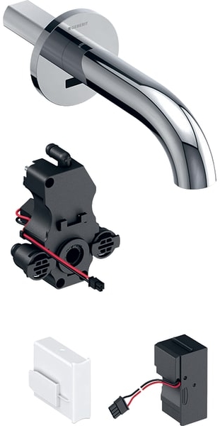 Geberit Piave waschbeckenventil Unterputz Elektronisch chrom 116.281.21.1