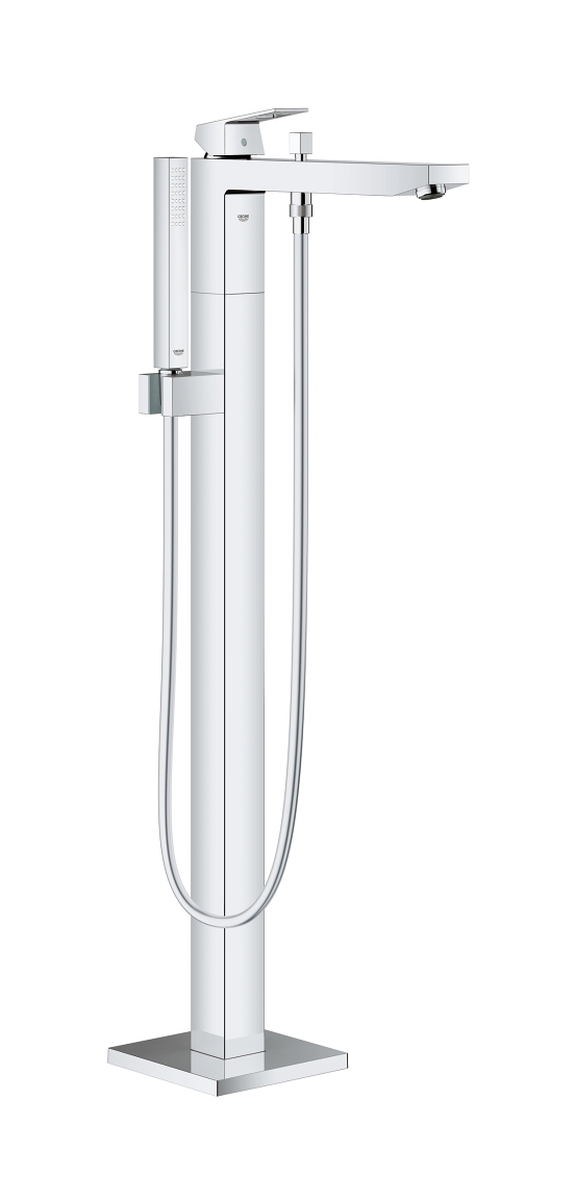 Grohe Eurocube Badewannen- und Duscharmatur freistehend StarLight Chrome 23672001