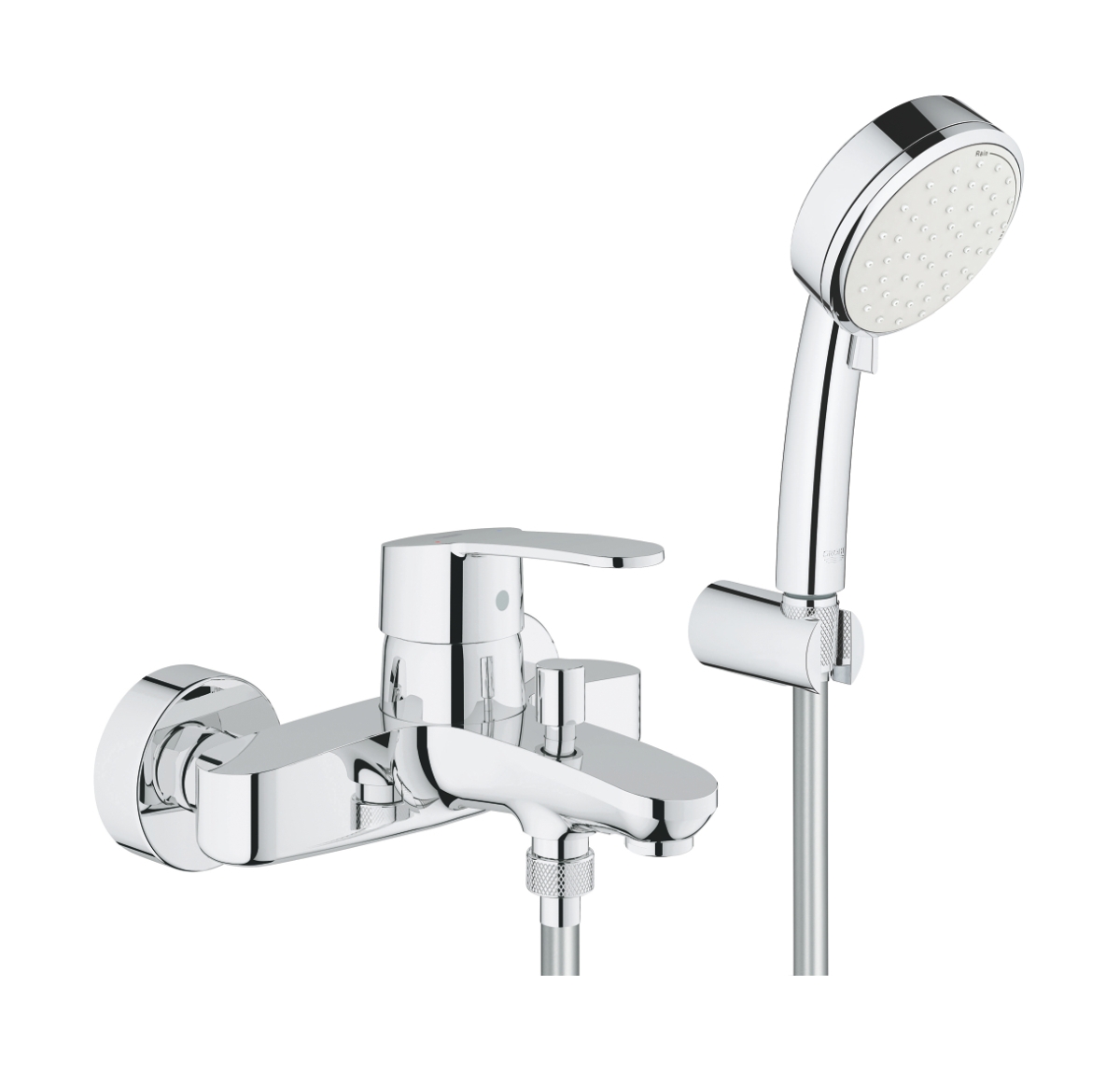 Grohe Eurostyle Cosmopolitan Badewannen- und Duscharmatur Wandmontage StarLight Chrome 3359220A