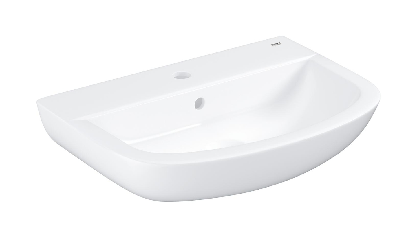 Grohe Bau Ceramic Waschbecken 55.3x38.6 cm halbrund Klassisch weiß 39440000