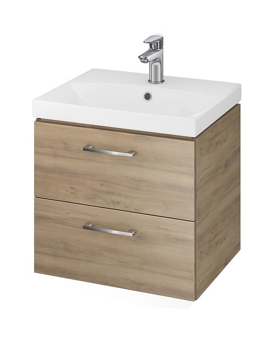 Cersanit Lara Waschbecken mit Unterschrank 49.4 cm nuss S801-155-DSM