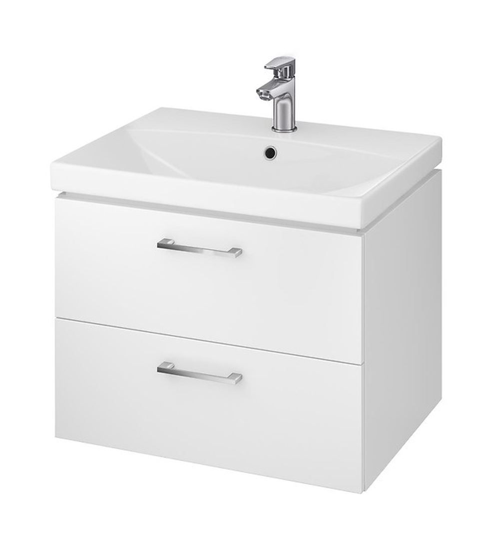 Cersanit Lara Waschbecken mit Unterschrank 59.4 cm weiß S801-142-DSM