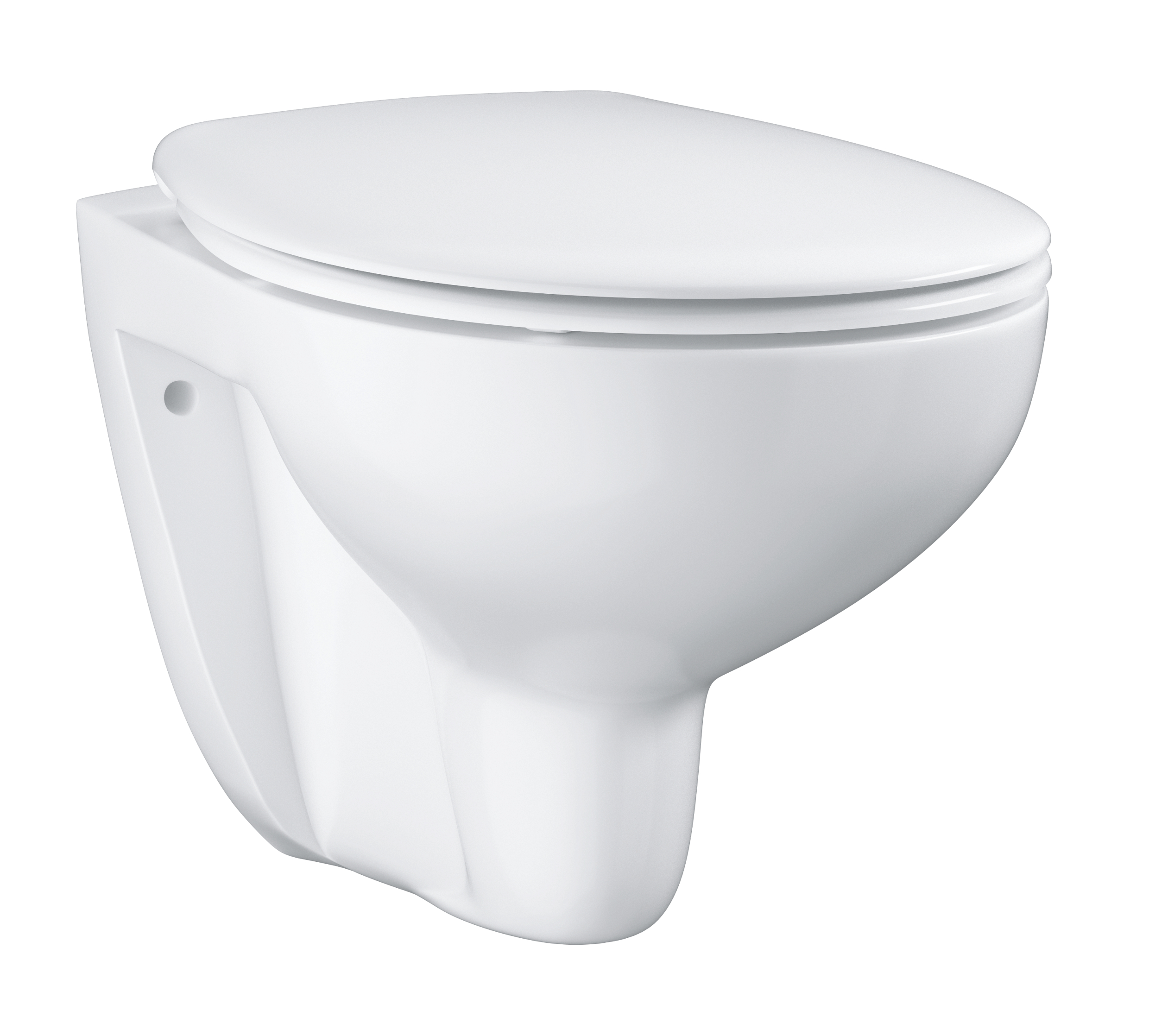 Grohe Bau Ceramic WC-Becken mit Absenkautomatik-Sitz hängend Spülrandlos weiß 39351000