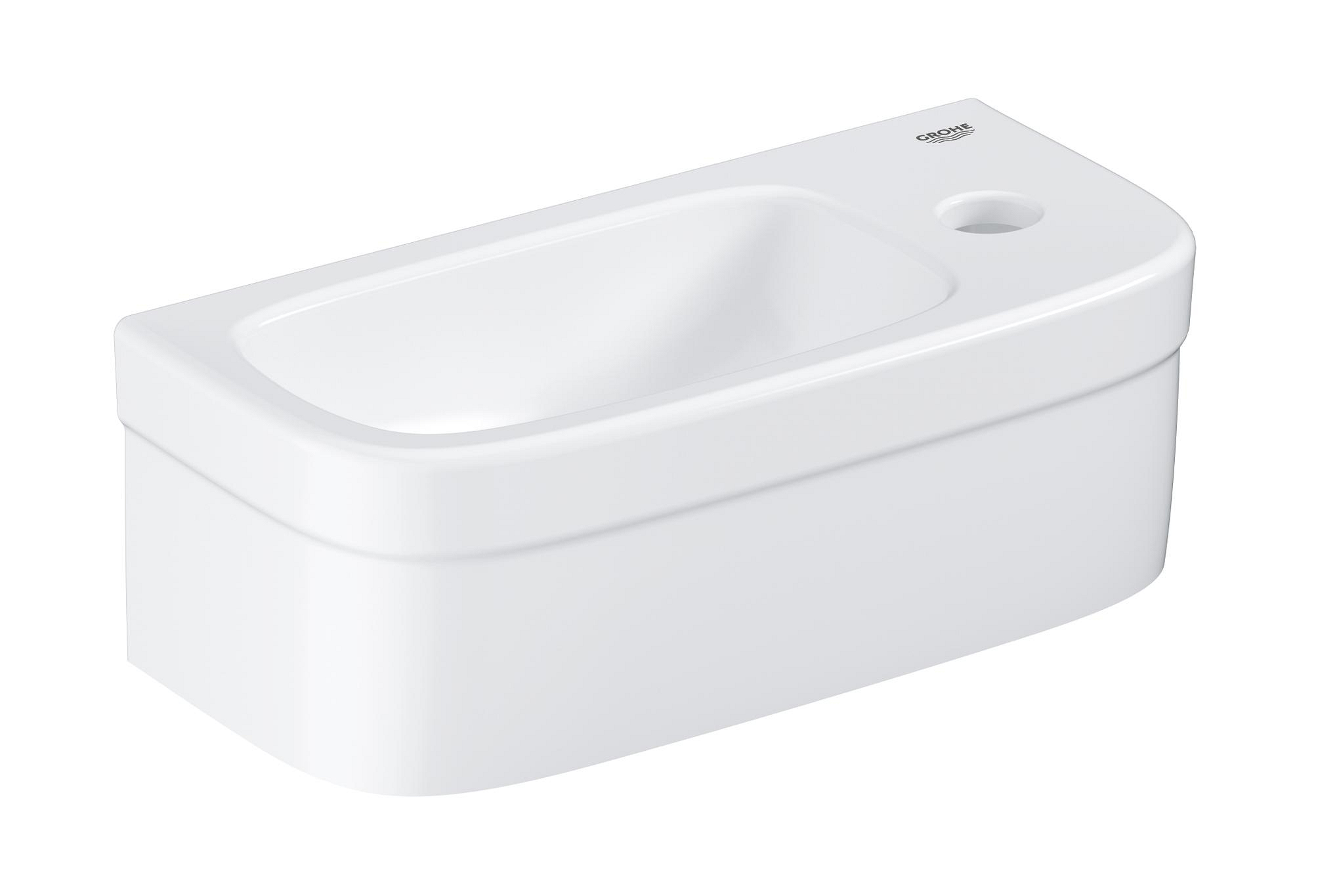 Grohe Euro Ceramic Waschbecken 37x18 cm halbrund Klassisch weiß 39327000