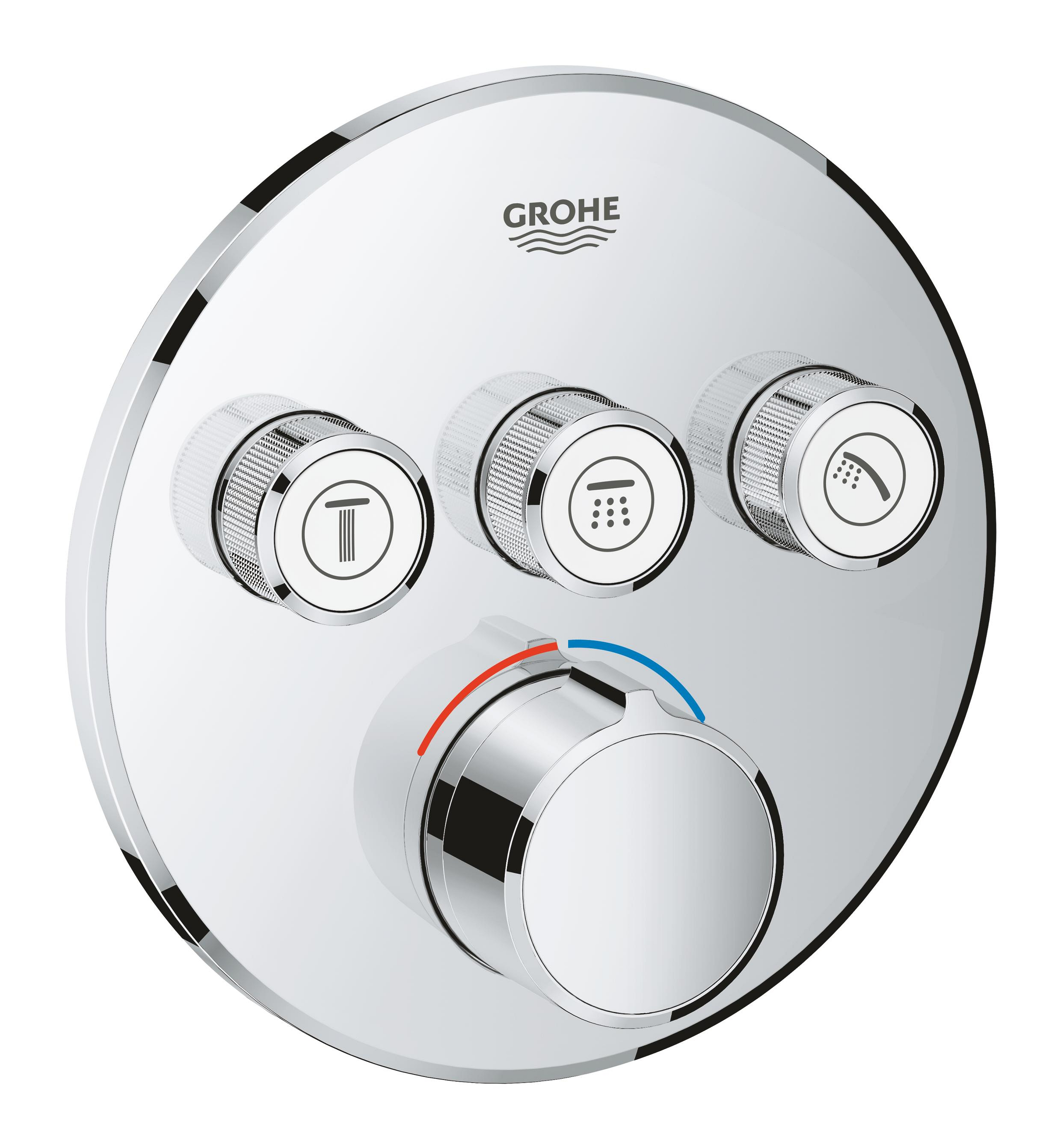Grohe SmartControl Badewannen- und Duscharmatur Unterputz chrom 29146000