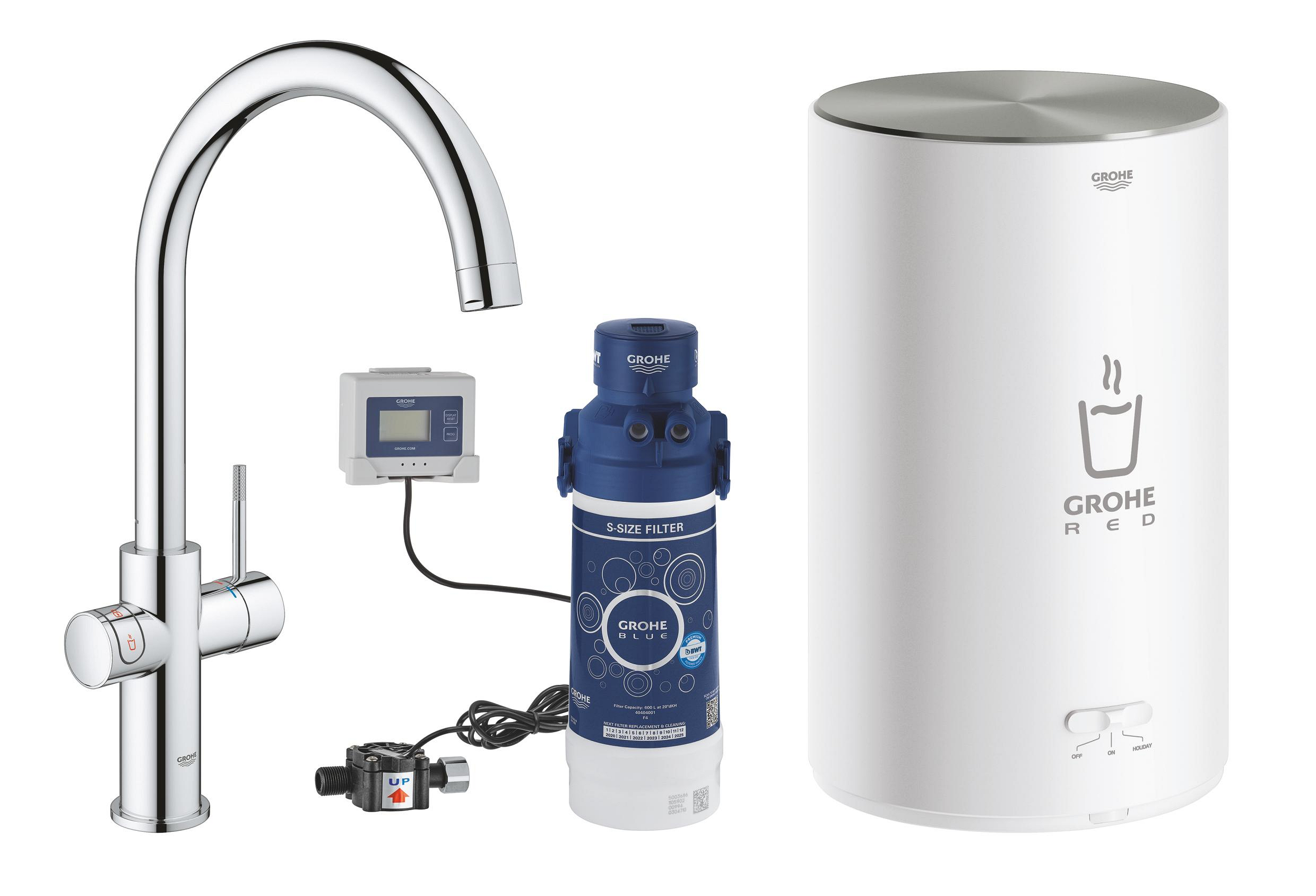 Grohe Red Küchenarmatur Stehend StarLight Chrome 30083001