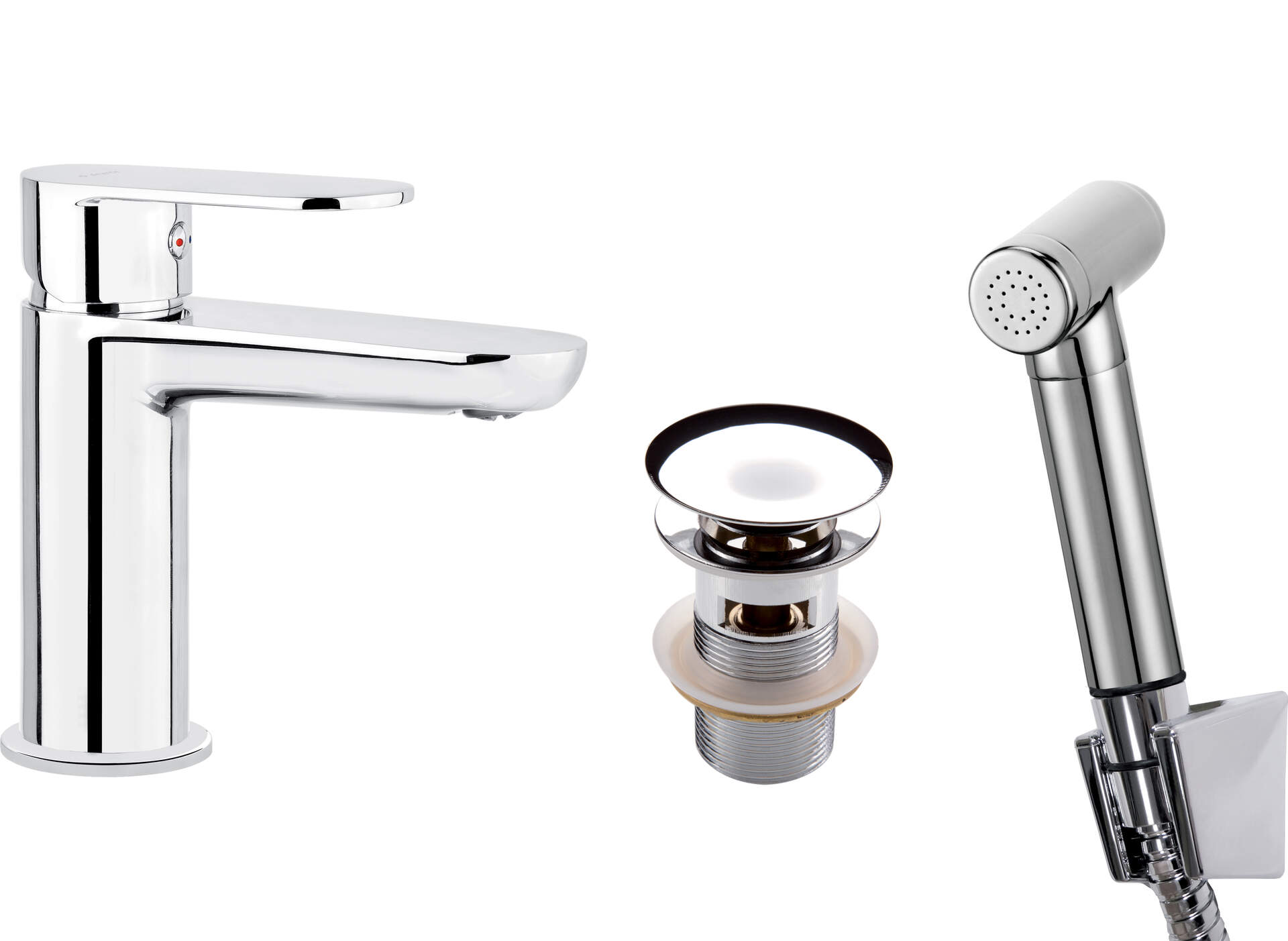 Deante Alpinia Waschtischarmatur Stehend chrom BGA_027M