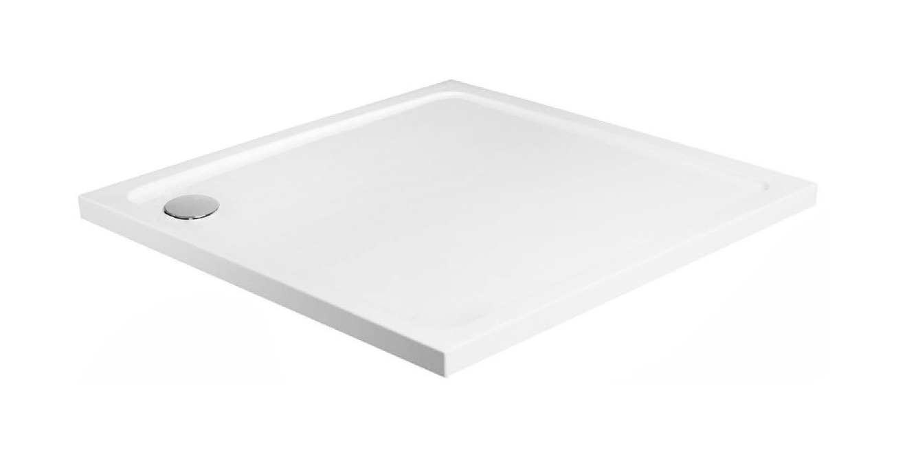 Rea Savoy Quadratische Duschwanne 90x90 cm weiß REA-K1907