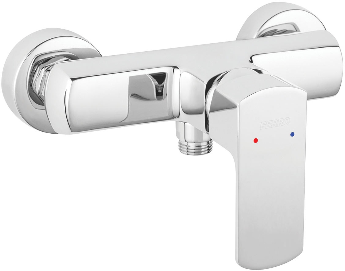 Ferro Alba VerdeLine duschbatterie Wand chrom BLB7VL