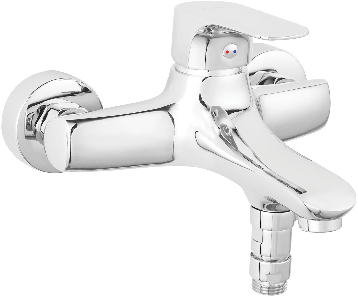 Ferro Tiga VerdeLine badewannen- und duscharmatur Wand chrom BTG1VL