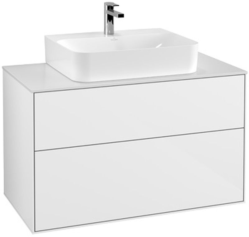 Villeroy & Boch Finion Kabinett 100x50.1x60.3 cm Unterschrank hängend weiß F10100GF