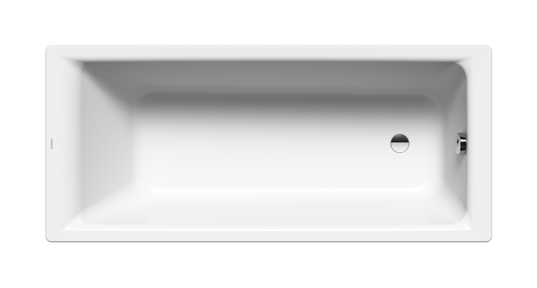 Kaldewei Puro Rechteckige Badewanne 170x80 cm weiß 259100013001