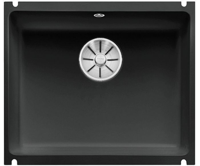 Blanco Subline 500-U Keramikspüle 54.3x45.6 cm schwarz 523740