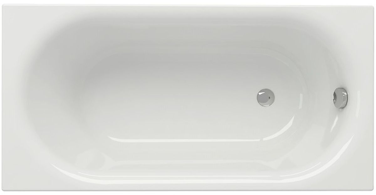 Cersanit Octavia Rechteckige Badewanne 140x70 cm weiß S301-250