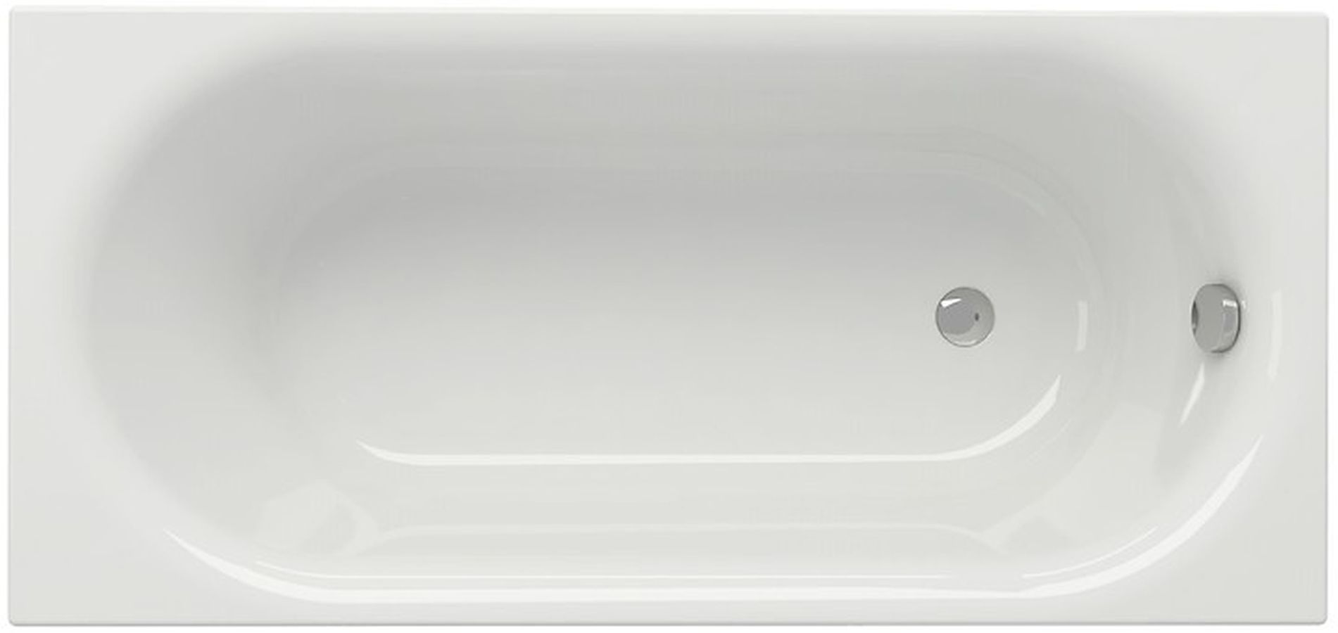 Cersanit Octavia Rechteckige Badewanne 160x70 cm weiß S301-252