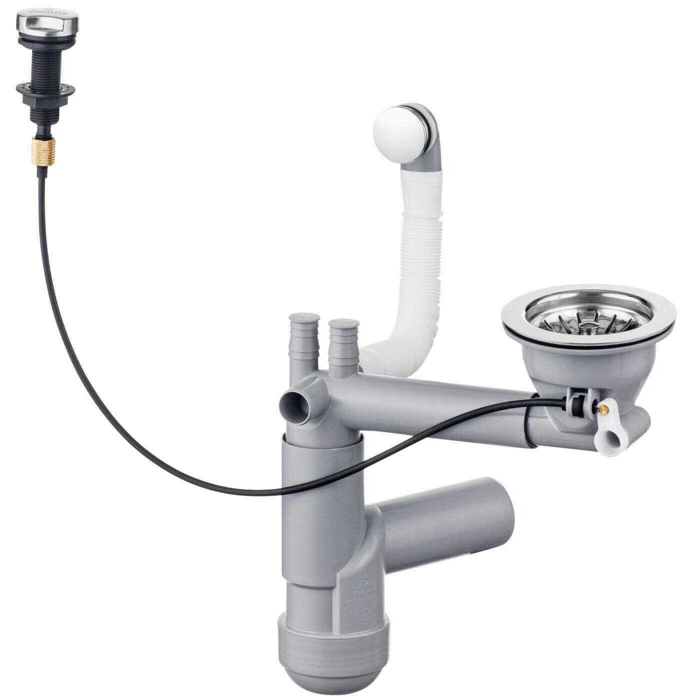 Deante Space Saver siphon für granitspülen ZXY_9915