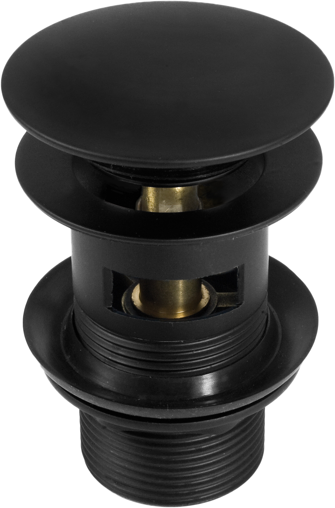 Deante Click-Clack Waschbeckenstöpsel schwarz NHC_B10B