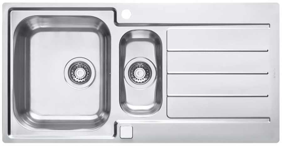Alveus Line Maxim stahlspüle 98.5x50.5 cm stahl 1085952