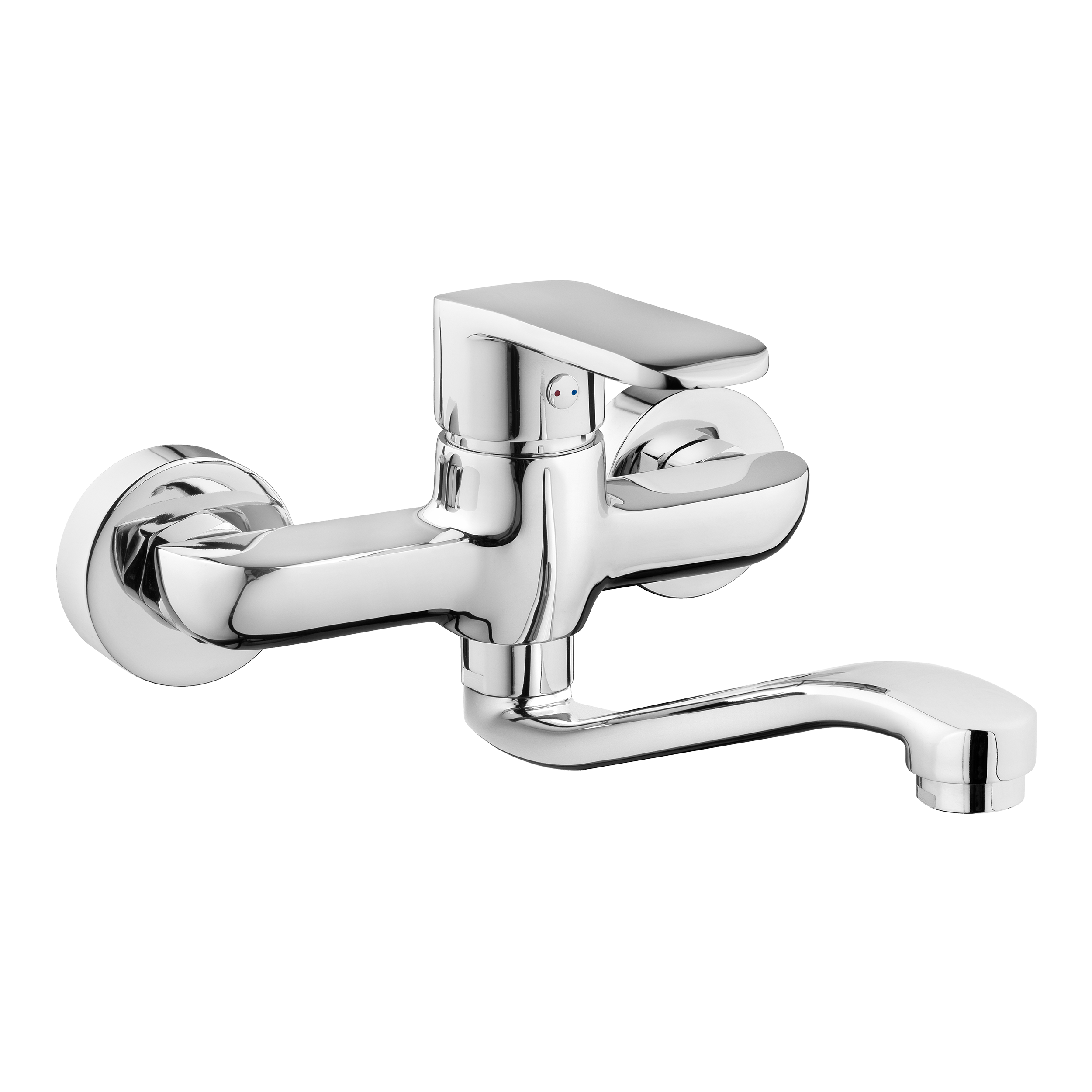 Invena Siros küchenarmatur Wand chrom BC-90-001