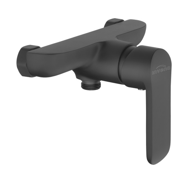 Invena Siros duschbatterie Wand schwarz BN-90-004