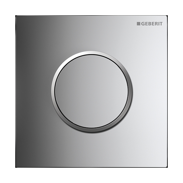 Geberit Typ 10 Betätigungsplatte für Urinal glänzender Chrom-mattchrom 116.015.KH.1