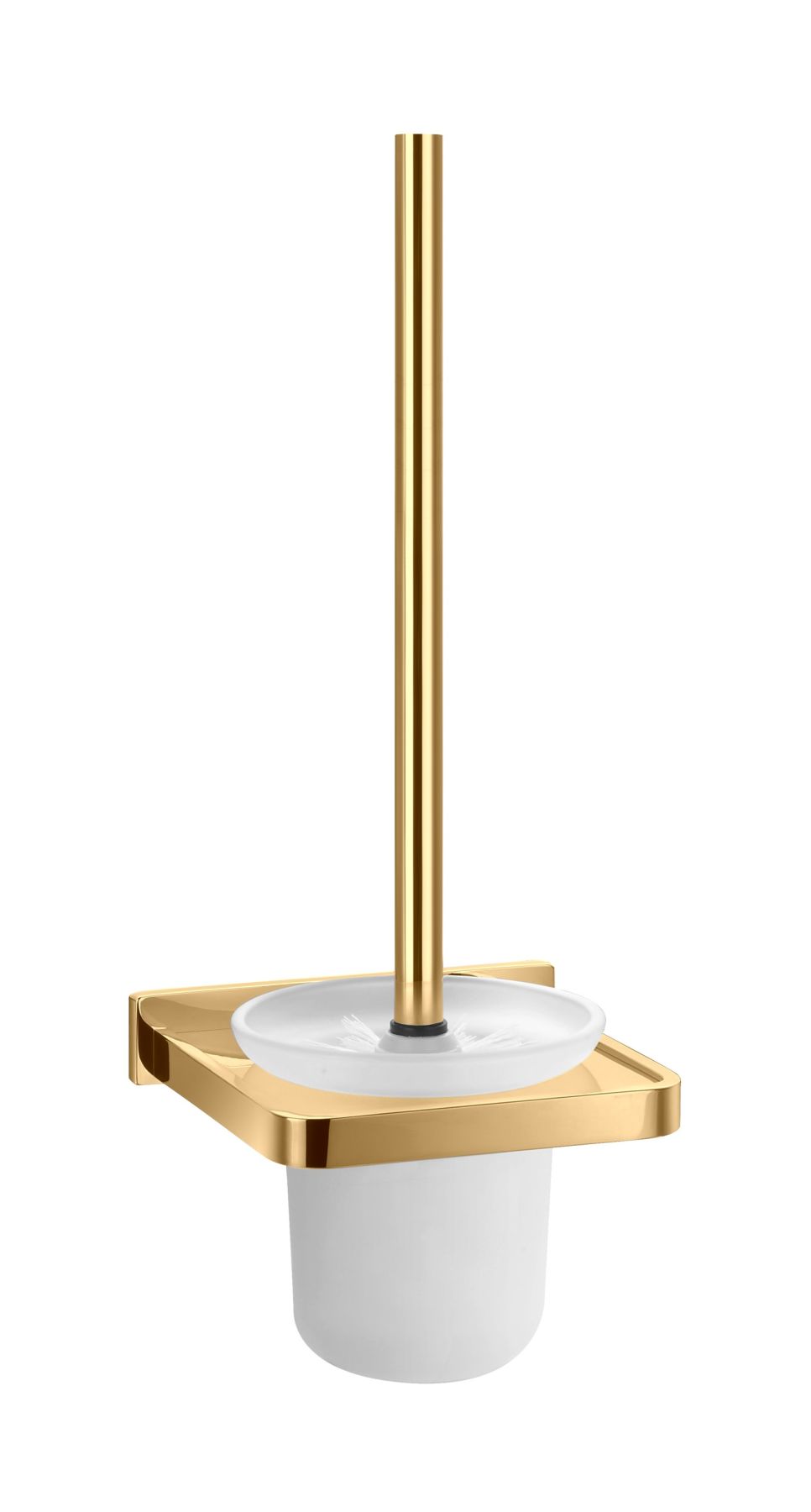 Omnires Darling Klobürste verschraubt glas-gold DA70620GL