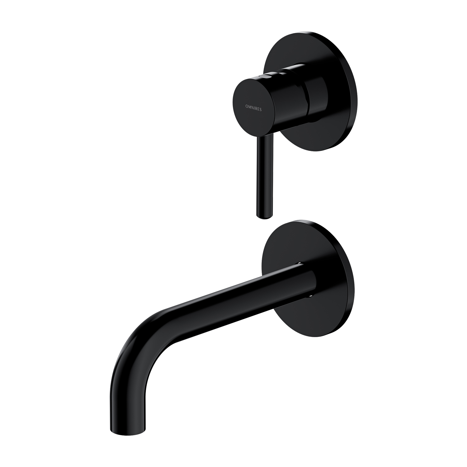 Omnires Y Waschtischarmatur Unterputz schwarz Y1215NBL