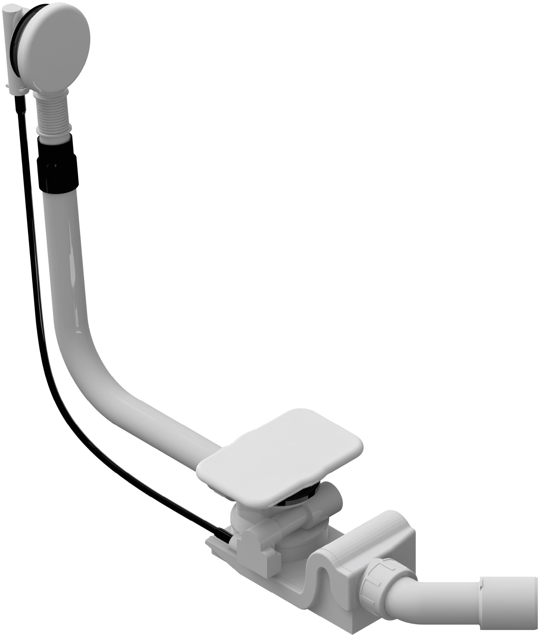 Kaldewei Asymmetric Duo Badewannensiphon weiß 687772060001