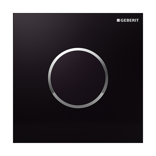Geberit Sigma Betätigungsplatte für Urinal glänzender Chrom-schwarz 116.025.KM.1