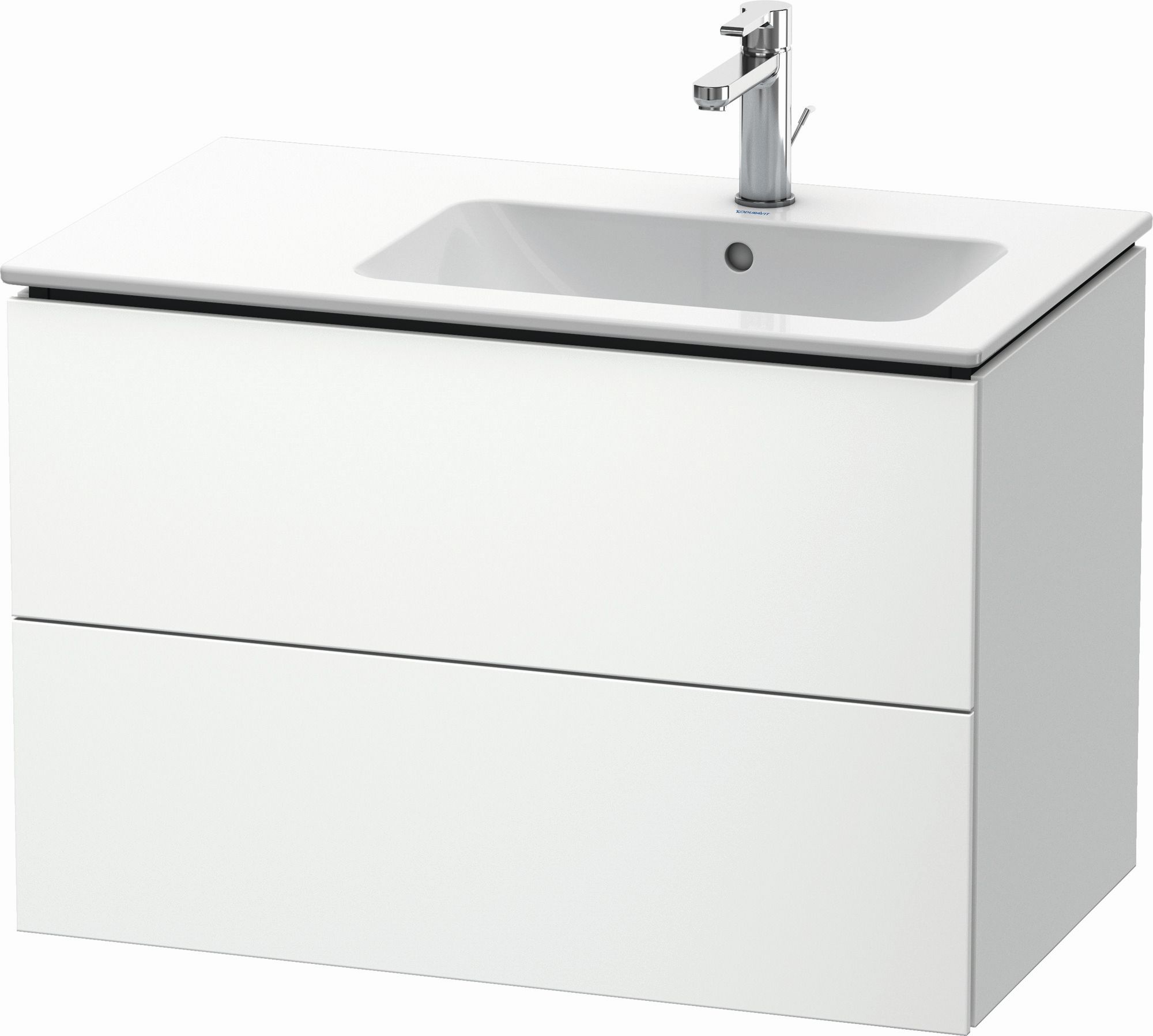 Duravit L-Cube Kabinett 82x48.1x55 cm Unterschrank hängend weiß LC629201818