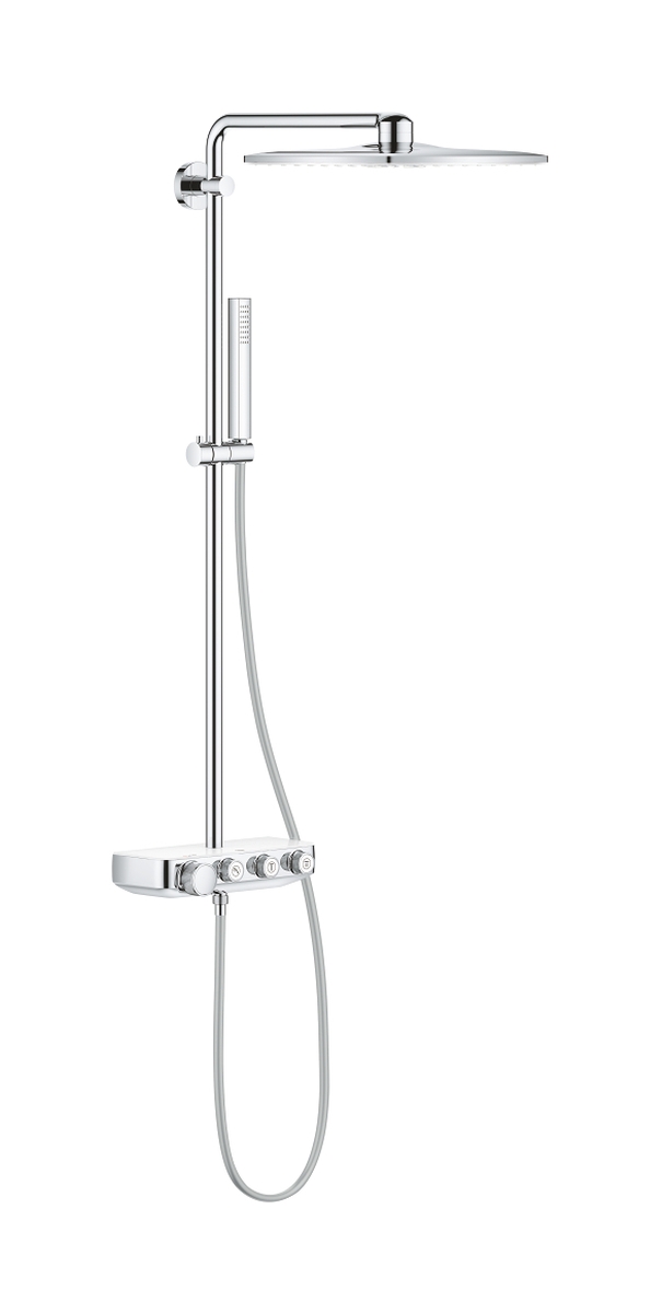 Grohe Euphoria Duschset Wandmontage mit Thermostat mit Regenbrause StarLight Chrom 26508LS0
