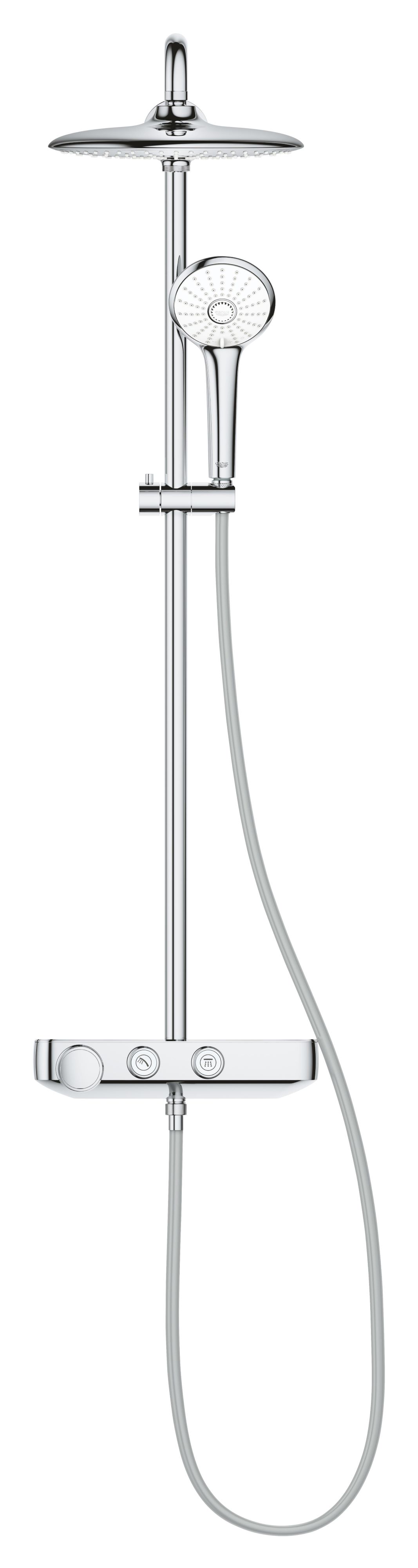 Grohe Euphoria Duschset Wandmontage mit Thermostat mit Regenbrause chrom 26509000