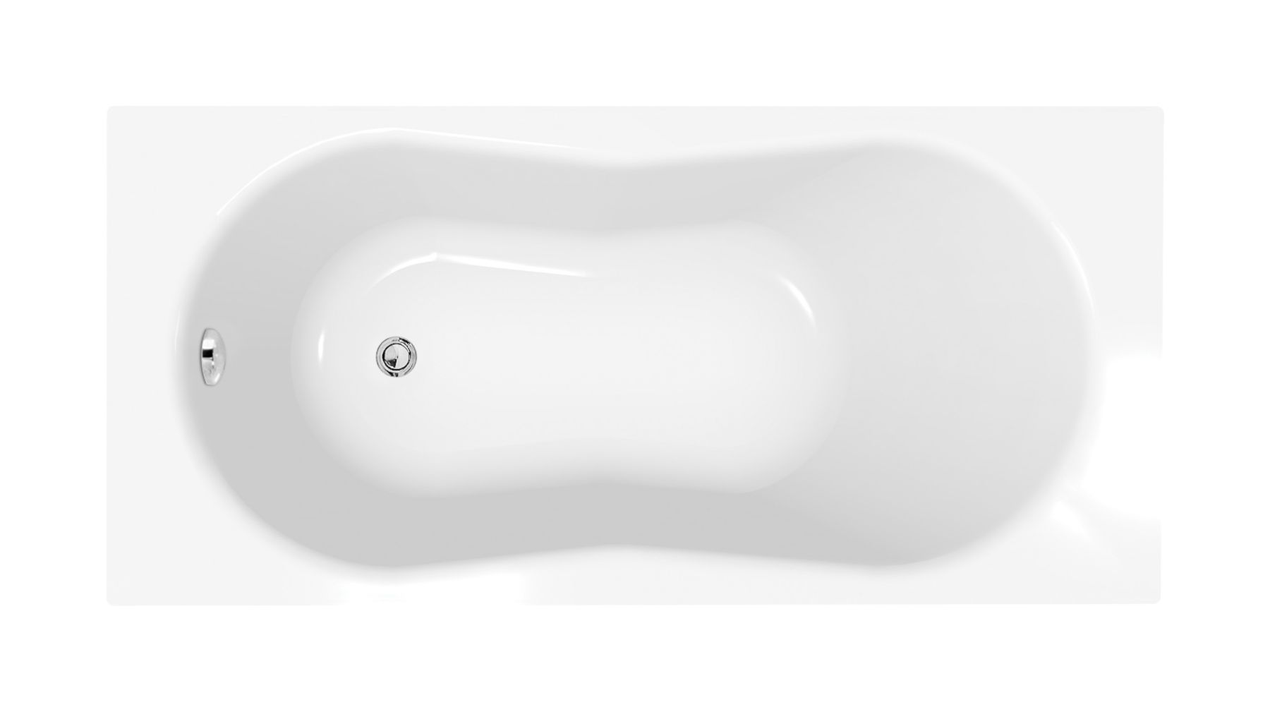 Cersanit Nike Rechteckige Badewanne 150x70 cm weiß S301-246