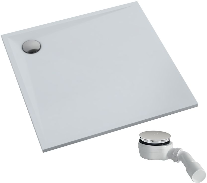 Schedpol Etrusco Quadratische Duschwanne 90x90 cm weiß 3.461