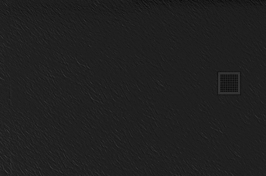 New Trendy Mori Rechteckige Duschwanne 100x90 cm schwarz B-0404