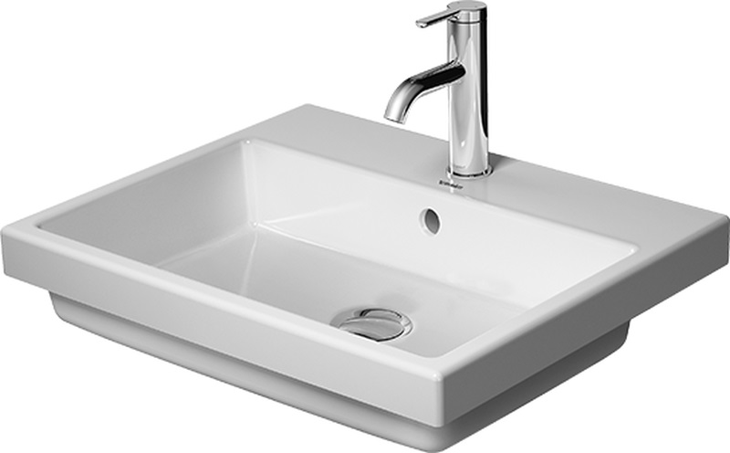Duravit Vero Air Waschbecken 55x45.5 cm rechteckig Einbauwaschbecken weiß 0383550000