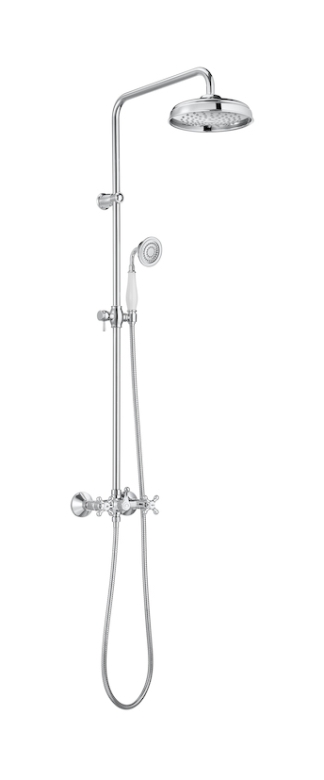 Roca Carmen Duschset Wandmontage mit Regenbrause chrom A5A974BC00