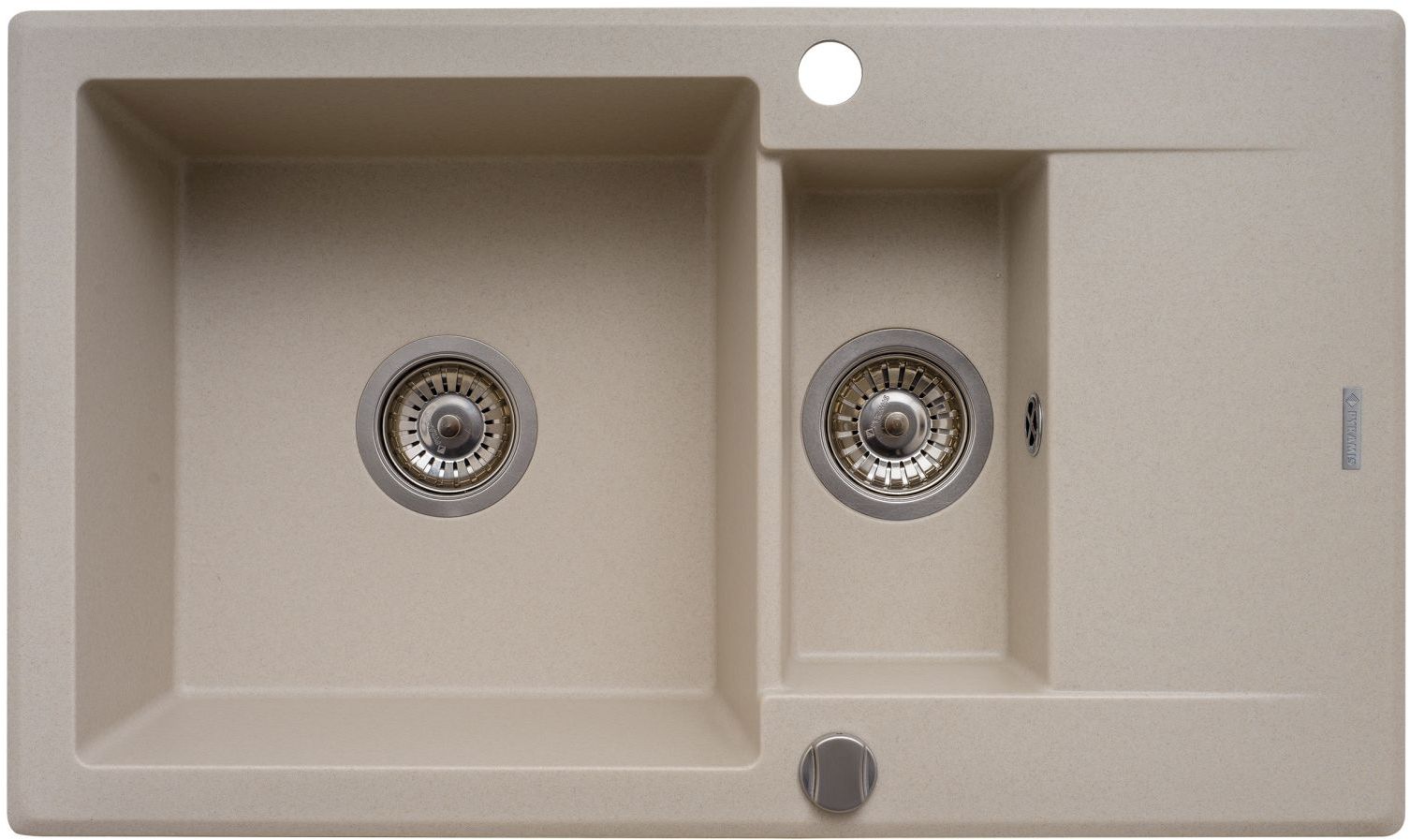 Pyramis Korfu Granitspüle 78x46 cm beige 070061601