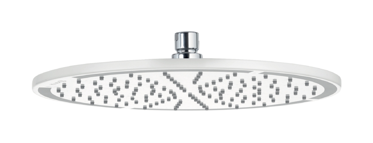 Kludi A-QA Kopfbrause 30x30 cm rund chrom-weiß 6433091-00