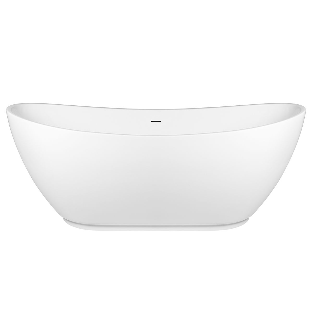 Oltens Folda Freistehende Badewanne 170x72 cm oval weiß 12010000