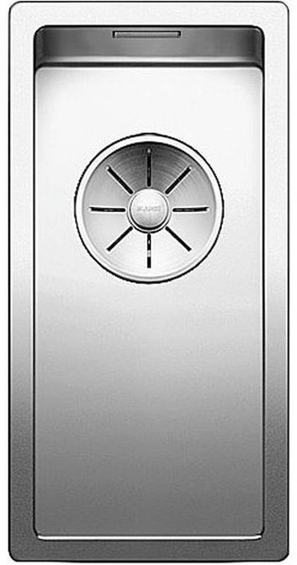 Blanco Claron 180-U Stahlspüle 44x22 cm stahl 521565