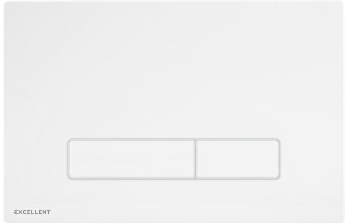 Excellent Aurro Betätigungsplatte für Toilette weiß INEX.AU230.150.WH