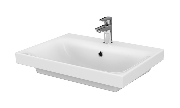 Cersanit Moduo Waschbecken 60x45 cm rechteckig Klassisch-Möbel weiß glanz K116-011