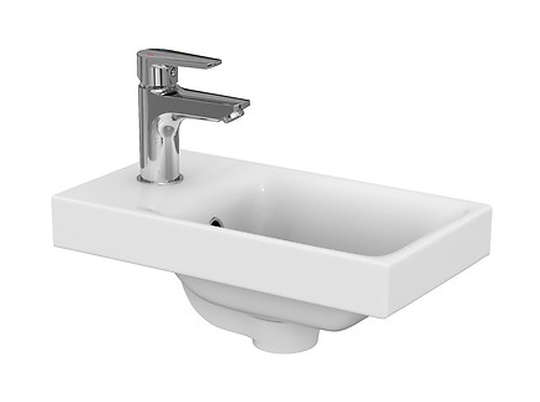 Cersanit Moduo Waschbecken 40x22 cm rechteckig Möbel weiß glanz K116-016