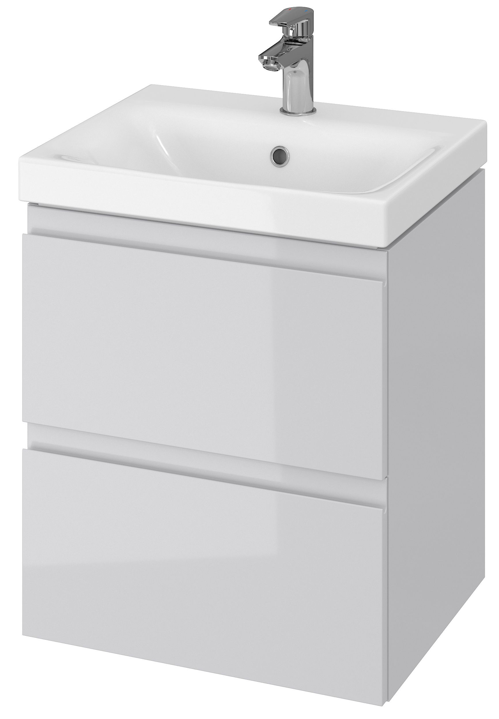 Cersanit Moduo Kabinett 49.4x39.7x57 cm Unterschrank hängend grau S929-011